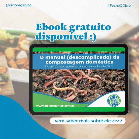 E-book gratuito: Manual (descomplicado) da compostagem doméstica.
